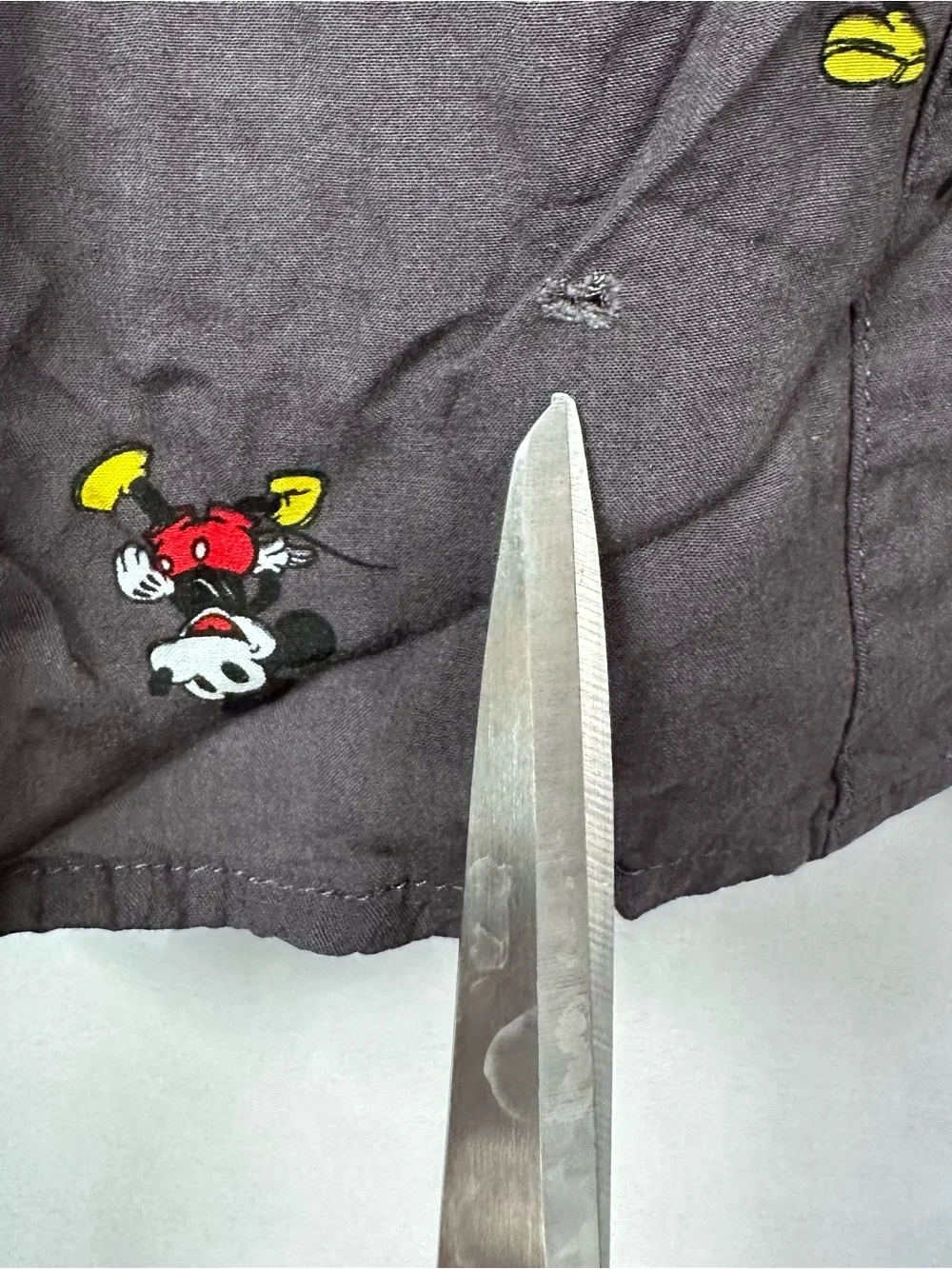 Torrid Disney Mickey Mouse Button-Up Challis Blouse Size 1 - Picture 2 of 11